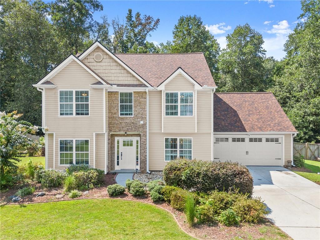 Welcome to your perfect blend of comfort, style, and convenience! This beautifully maintained 4-bedroom, 2.5-bath home offers 2,148 sq ft of inviting living space. Nestled on a quiet cul-de-sac lot, you’ll enjoy both privacy and community charm.
Step inside to find a bright, open layout perfect for everyday living and entertaining. The spacious kitchen flows seamlessly into the living and dining areas, while large windows fill the home with natural light. Upstairs, the primary suite provides a peaceful retreat with ample closet space and an en-suite bath.
Outdoors is where this property truly shines! Relax on the back deck with a covered seating area and custom-built table—perfect for morning coffee or summer BBQs. Cool off in the sparkling pool, store tools and hobbies in the storage building, and enjoy the safety and serenity of cul-de-sac living.
Major updates in 2023 include a new roof and HVAC system, giving you peace of mind for years to come. Fiber optic internet is available as well!
Don’t miss this opportunity to own a move-in ready home with all the extras—schedule your private showing today!