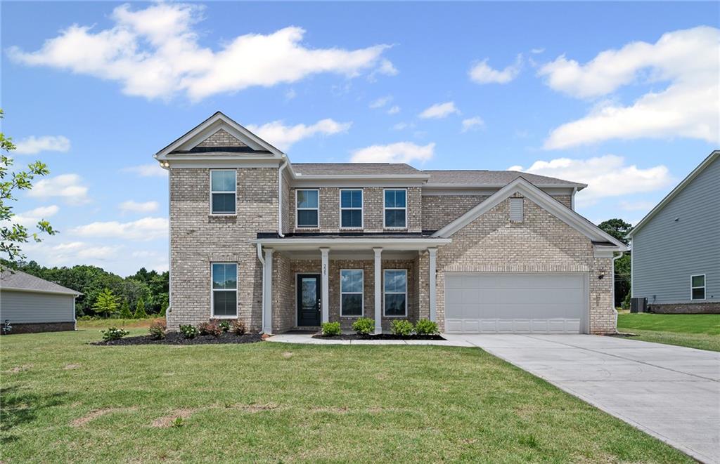 Welcome to Anderson Point Estates! This exceptional new construction home is Move-In Ready and located in a highly desirable neighborhood near Lake Dow and Downtown McDonough Square. Designed with a spacious open-concept layout, the Frazier floorplan boasts a gourmet kitchen with an oversized island and luxury finishes, a cozy fireplace, and a generously sized owner’s retreat. Additional features include Jack-and-Jill bedrooms with ample closet space and multiple living areas, including a family room and a loft. The main level offers an oversized study, dining room, open railing, and hardwood flooring throughout, providing both style and functionality. Conveniently situated just minutes from Downtown McDonough Square, Anderson Point offers easy access to premier recreational destinations such as the Georgia National Country Club and Golf Course, Tanger Outlets, Jackson Lake, Heritage Park, and more. Within the community, residents enjoy exclusive amenities, including a pool and cabana area, playground, and walking trail.