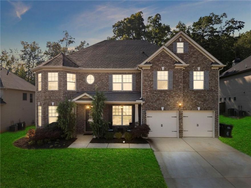 Certified Pre-Owned Home! Priced way below fair market value for a quick sale, this home gives you the chance to enjoy instant equity while moving into a beautifully updated property. Welcome to this stunning two-story residence that combines timeless elegance with modern comfort. Situated in a highly desirable community, this home offers exceptional living spaces, thoughtful upgrades, and a layout designed for both entertaining and everyday living. From the moment you arrive, the inviting curb appeal sets the tone with its manicured lawn and charming exterior. Inside, the foyer opens to soaring ceilings and bright, open spaces filled with natural light. The main level features a formal dining room and private office, leading into a gourmet kitchen complete with granite countertops, stainless steel appliances, tall cabinetry, and an oversized island. A breakfast nook with backyard views and a spacious family room with a cozy fireplace create the perfect gathering areas. A main-level guest suite with a full bath provides added convenience. Upstairs, the luxurious primary suite boasts a spacious bedroom, private sitting area with fireplace, large walk-in closet, and spa-inspired bath with dual vanities, soaking tub, and separate shower. Additional bedrooms offer ample space and comfort for family or guests. The backyard is an entertainer's dream, featuring a covered patio, lush lawn, and plenty of room for outdoor activities. Recent updates include fresh interior paint and new LVP flooring upstairs. Located near top-rated schools, parks, shopping, and dining, this home delivers the perfect balance of luxury and convenience. Move-in ready and priced to sell-don't miss the chance to make this exceptional property yours!