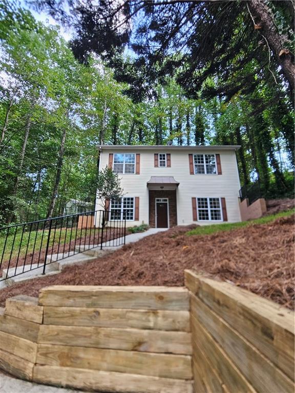 One of the lowest price per square foot homes in the Forsyth County, access to Lake Lanier through a neighborhood beach area with boat launch and the seller is offering concessions in the amount of $10,000 for closing costs, buying down your interest rate to below 5% or another creative idea.
Welcome to this beautifully updated 2-bedroom, 2-bath, 2-story home offering 1,350 sq ft of stylish and comfortable living. Located in a quiet community 2 miles off GA 400 at exit 16, this property combines modern upgrades with lake life convenience and the coveted East Forsyth HS district.
Step inside to soaring 10-foot ceilings, brand-new LVP flooring, and fresh interior paint that create a bright, open feel throughout. The kitchen is a chef’s delight, featuring new high grade granite countertops, stainless steel appliances, and ample cabinet space. Both bathrooms are tastefully renovated with sleek quartz countertops and modern finishes.
Upstairs, a versatile loft area provides the perfect space for kids, a gaming nook, or a cozy lounge. The thoughtful 2-story layout maximizes space while maintaining a warm, inviting atmosphere.
Gated neighborhood access to Lake Lanier on a peaceful cove, complete with a boat launch—perfect for weekend boating, fishing, kayaking/SUP and relaxing by the water. There is no private dock and no direct water frontage with the property.