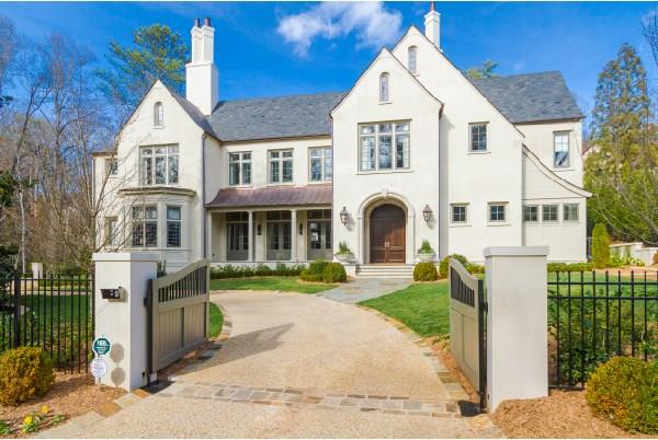 Masterpiece of class & detail. Timeless English country estate architecture, modern day flrpln w/every amenity available for elegant intown lifestyle. New construction in walkable Buckhead neighborhood. Master on main, living rm/dining rm/gourmet kit/family rm/covered patio all embrace a centerpiece pool & garden w/ fountains & lush greenery. Natural light leaps into every room, filling every inch (12ft ceilings on main/10ft ceilings on 2nd flr). Elevator, wine cellar, star adorned theater, gym, 3 car garage w/unfin 2nd lvl. 3-D tour available by clicking toggle.