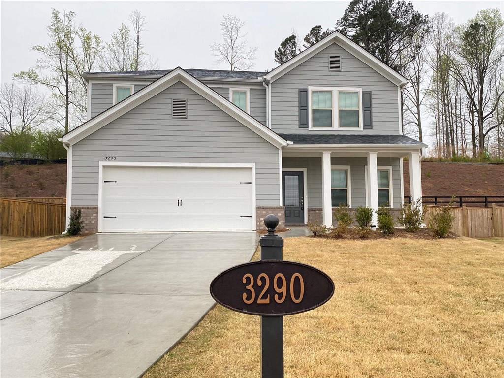 Well maintained house in North Forsyth High School District. Functional Floor plan. The house is foam insulated and it saves on utility bills. Lot of natural light. Kitchen with island. Walk in pantry. Two coat closets (one in the foyer and another at the entry from the garage). Storage and also closet under the stairs. Loft in the upstairs can be used as an entertainment area. Large master bedroom. Master bath features double vanity, separate shower and tub, large walk-in-closet. Two of the three secondary bedrooms feature walk-in-closets. Oversized laundry room upstairs. Hall bath room features double vanity. Rinnai tankless water heater for almost instant hot water. Short drive to GA 400, down town Cumming. Lawn care included in the rent.