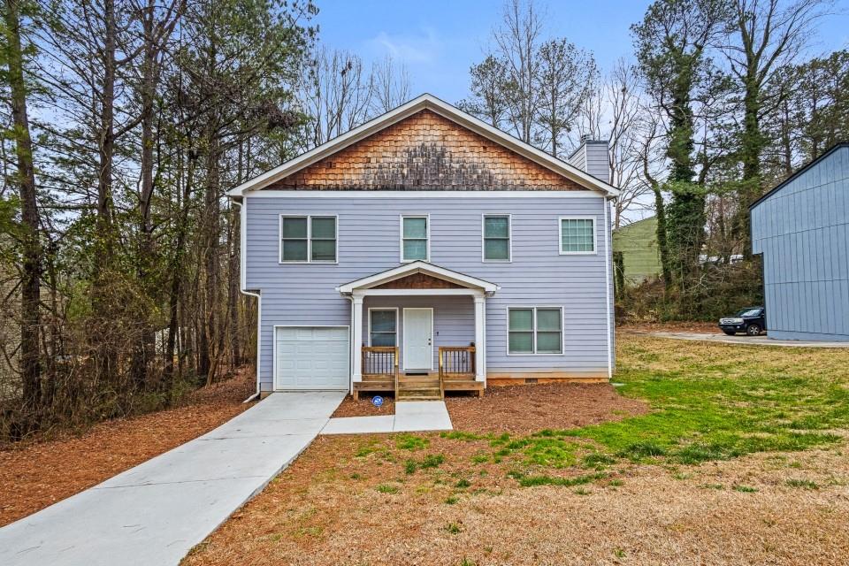 Welcome to 6945 Merrywood Dr, Fairburn, GA 30213! This well-maintained 2017-built home sits on a nice, level lot in a quiet, established neighborhood with no HOA restrictions-giving you the freedom to enjoy your property your way! Inside, you'll find three huge bedrooms and a layout that's both functional and inviting. Tired of hard-to-decorate open floor plans? This home offers the perfect balance of space and structure, making it easy to create cozy, defined living areas. The spacious kitchen is a true highlight, featuring ample counter space, modern appliances, and a dedicated coffee counter-perfect for starting your mornings right! Step outside to a large deck, ideal for entertaining, grilling, or simply unwinding in your private backyard. With a prime location near schools, shopping, and major highways, this gem is an unbeatable find under $300,000! Schedule your showing today