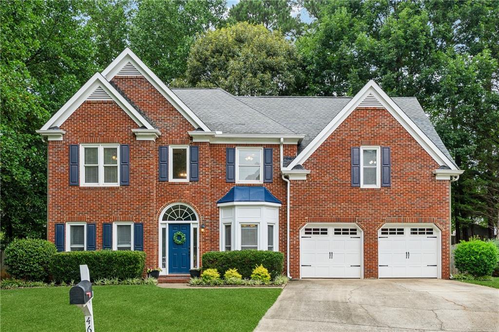 Welcome to this beautifully maintained 4-bedroom, 2.5-bath brick home, perfectly situated on a large, level lot offering incredible privacy. Step inside to find an inviting layout featuring two spacious living areas, including a cozy family room with a fireplace—ideal for relaxing or entertaining. The updated kitchen boasts granite countertops, stainless steel appliances, breakfast bar and opens to a charming breakfast room, perfect for casual meals. Retreat to the oversized master suite, complete with a serene sitting area and his/hers walk-in closets. Expansive ensuite master bath features dual sinks, make up vanity, stand-in shower and garden tub. Large secondary bedrooms provide comfort and flexibility for guests, family, or a home office. Enjoy the completely renovated guest bath, showcasing elegant quartz countertops, a stylish new vanity and well-chosen tile flooring. Outside, you’ll love the spacious deck and the private flat backyard—ideal for outdoor entertaining, play, or simply enjoying your oasis. This home blends modern updates with timeless charm—don’t miss the opportunity to make it yours! Close to major highways, shopping, restaurants, downtown Acworth and downtown Kennesaw. Neighborhood has community pool, tennis and pickleball courts, as well as playground.
