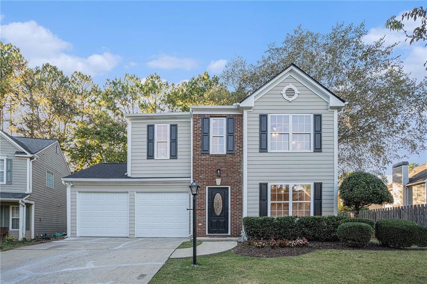Situated in the highly desirable Gables at East Worthington community of East Cobb, this beautifully renovated home offers the perfect balance of style, comfort, and convenience. Inside, fresh paint, brand-new flooring, and plush new carpet create a clean, inviting feel filled with natural lighting throughout. The kitchen features high-end quartz countertops, white cabinetry, stainless steel appliances, and a layout that flows effortlessly into the family room—ideal for entertaining or relaxing at home. A half bathroom on the main level adds everyday convenience. Upstairs, the oversized primary suite offers a peaceful retreat with a huge walk-in closet and a beautifully redesigned bathroom featuring a double vanity with matching quartz counters, modern fixtures, and a spacious layout. Two additional bedrooms share a full bath, providing flexibility for family or a home office, while the laundry room conveniently located upstairs adds ease to daily living. Outdoors, a private, level, fully fenced backyard with a covered patio offers the perfect setting for morning coffee, outdoor dining, or weekend gatherings. Located within minutes of highly rated East Cobb schools, with easy access to I-75, shopping, dining, parks, and local amenities, this move-in-ready home delivers modern comfort in one of Marietta’s most sought-after neighborhoods. Schedule your private showing today and experience all that this home has to offer.