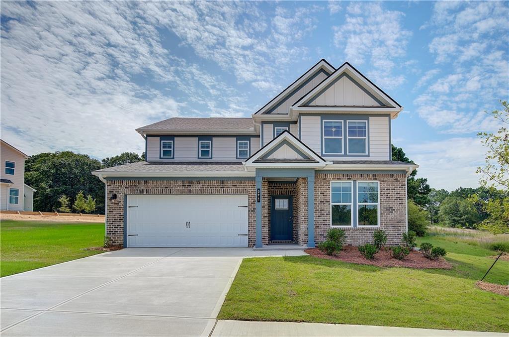 Welcome to the Wynwood on Homesite 224 at Abbotts Crossing — a premier DRB Homes community nestled in the highly desirable city of Conyers. This beautifully crafted single-family home features a sophisticated four-sided brick exterior and a thoughtfully designed layout that combines style, function, and comfort.
The spacious Wynwood floor plan on a slab boasts 3 bedrooms, 2.5 bathrooms, and an open-concept main level ideal for everyday living and entertaining. At the heart of the home, the chef-inspired kitchen impresses with a large island, elegant quartz countertops, and stylish cabinetry, seamlessly connecting to a formal dining area perfect for gatherings. A flex space on the main level offers the perfect spot for a home office, study, or creative retreat.
Upstairs, discover a versatile loft, a convenient laundry room, and the luxurious primary suite, which features two walk-in closets and a spa-like bathroom complete with a spacious tiled shower. Two additional bedrooms provide comfort and space for family or guests.
Enjoy the convenience of living just minutes from I-20, downtown Conyers, charming Covington, and the shops at Stonecrest. Whether you're commuting or enjoying a night out, everything you need is within easy reach.
For more details about the Wynwood, community amenities, current incentives, and available homes, please contact the onsite agent today!
Please note: If the buyer is represented by a broker/agent, DRB REQUIRES the buyer’s broker/agent to be present during the initial meeting with DRB’s sales personnel to ensure proper representation. If buyer’s broker/agent is not present at initial meeting DRB Group Georgia reserves the right to reduce or remove broker/agent compensation.