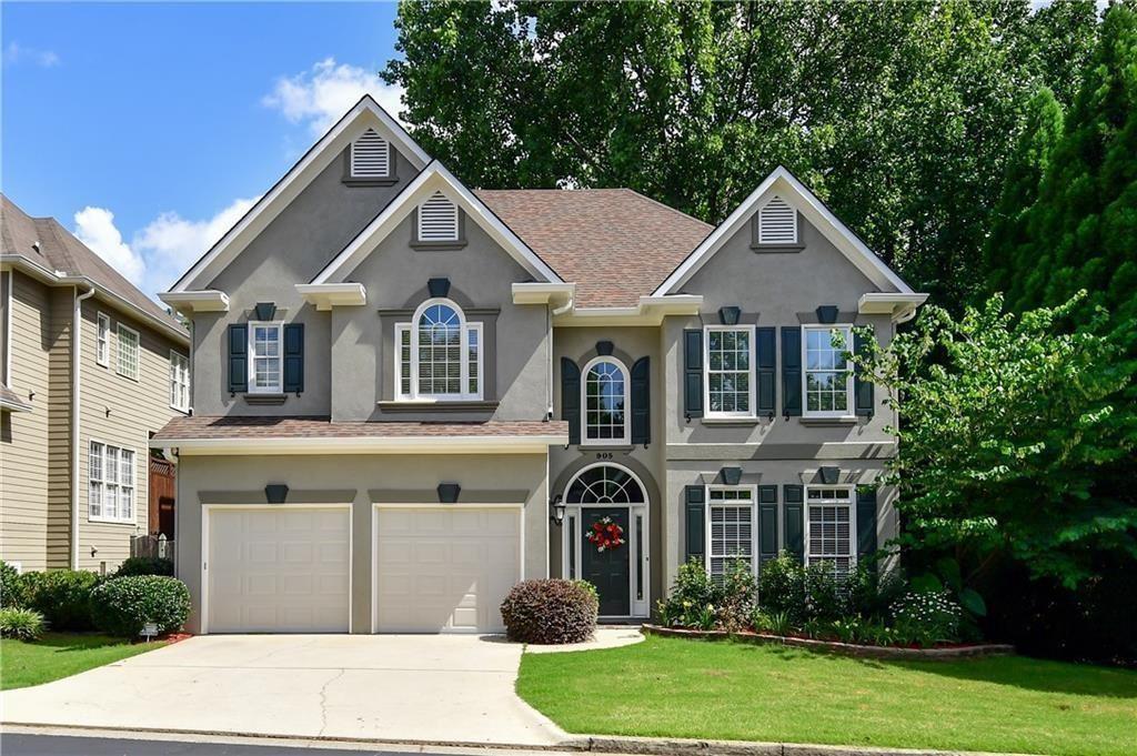 Wonderful offering in popular Lancaster neighborhood. This hard-coat stucco is ready for you to make it your home. Beautiful hardwood floors are found throughout the main level. This floor plan is very open featuring a lot of natural daylight. The gourmet kitchen opens directly to the two story great room with fireplace. The primary suite is very spacious and features a tray ceiling. The bath for the primary suite features a very large walk-in closet along with a separate whirlpool tub and frameless shower. Great opportunity in the Heards Ferry School district . Great value. Nice laundry room upstairs. Nice fenced back yard with grilling deck off the kitchen (there is a gas connection for easy outdoor grill hook-up). The exterior was completely painted within the last 2 1/2 years including the hard-coat stucco. Many updates are present in this very well maintained home. The two car garage offers a nice spacious storage alcove. This turn--key house is truly ready for you to make it your new home today. Extremely well maintained.