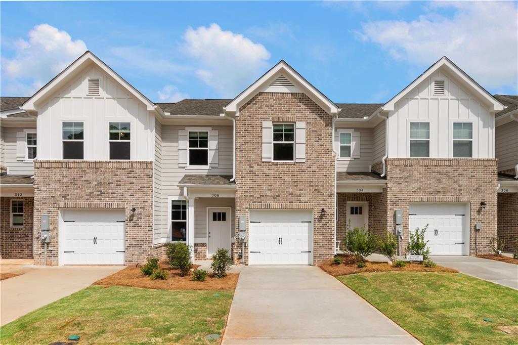 Welcome home to Avery Landing, a charming community by DRB Homes located in the highly sought-after area of McDonough!
Every detail has been thoughtfully designed in this beautiful single-family townhome featuring a striking exterior and stylish finishes throughout. The spacious Annalise floor plan offers 3 bedrooms, 2.5 bathrooms, a versatile flex room, and an open-concept main level ideal for everyday living and entertaining.
The chef-inspired kitchen showcases a large island with quartz countertops, beautifully painted cabinetry, and a generous walk-in pantry. Upstairs, retreat to the elegant owner’s suite complete with a cozy sitting area, oversized walk-in closet, double vanities, and a tiled shower.
All appliances are included—stainless steel side-by-side refrigerator, range, microwave, dishwasher, and white washer and dryer. Enjoy added convenience with a one-car garage with opener and a private patio perfect for relaxing outdoors.
Photos are of a decorated model. Schedule your visit today and discover the perfect blend of comfort, space, and style at Avery Landing!
Please note: If the buyer is represented by a broker/agent, DRB REQUIRES the buyer’s broker/agent to be present during the initial meeting with DRB’s sales personnel to ensure proper representation. If buyer’s broker/agent is not present at initial meeting DRB Group Georgia reserves the right to reduce or remove broker/agent compensation.