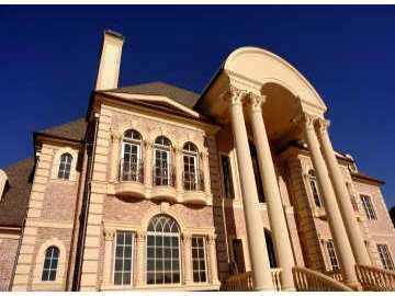 This brand new southern mansion is full of life...Juliet balconies, Corinthian columns, domed ceilings, solid stone Italian fireplace. It is just waiting to be filled with the people that will turn it into a home. Will it be you?