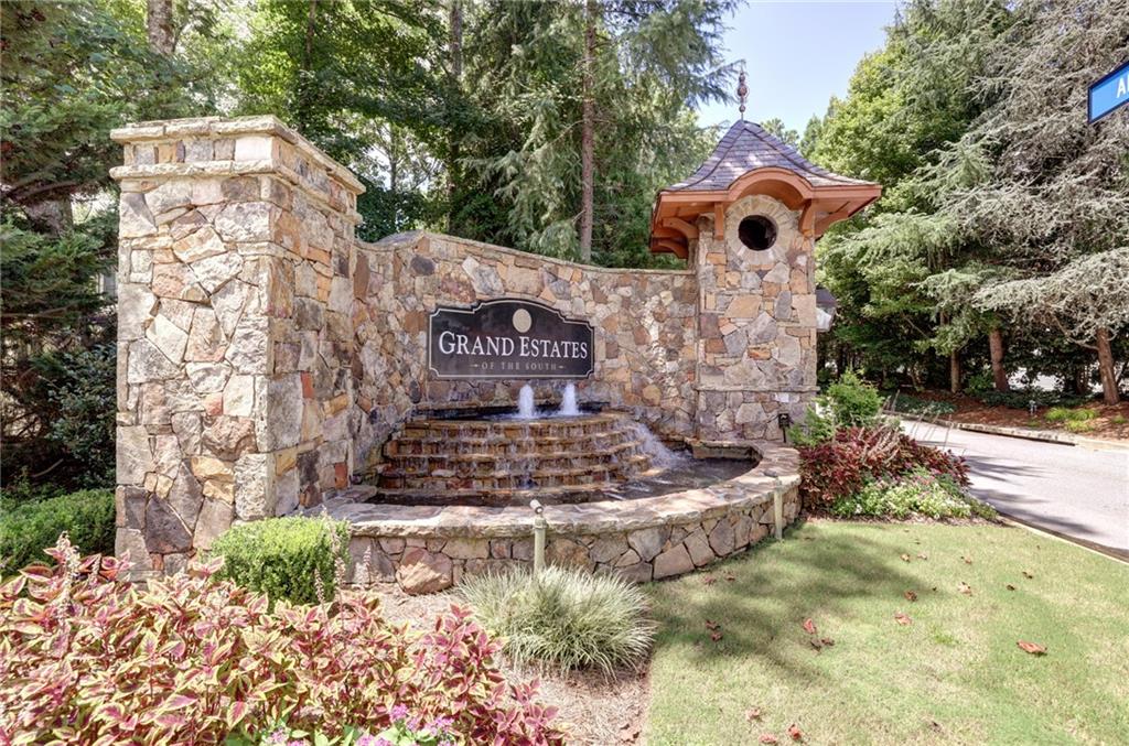 An exceptionally rare opportunity to build your dream residence at Grand Estates of the South! Alpharetta's most exclusive gated community. 9715 Almaviva Drive, located on this 22 home enclave's main thoroughfare, is a 1.227 acre NW facing lot, boasting impressive curb appeal worthy of a finely constructed estate style home. Grand Estates of the South is a private, gated community of european inspired estate style homes, beautifully landscaped, including a rustic pavilion and a stunning boulder and stone waterfall.
Buildable lots of this caliber are hard to find in the metro area, enhancing the uniqueness of this prime property is its location within a private, gated community of substantial homes with impressive architecture. This is a lot you will want to visit in person. Please bring your architect and builder, only the lot is offered for sale. Survey and elevation are available upon request.
