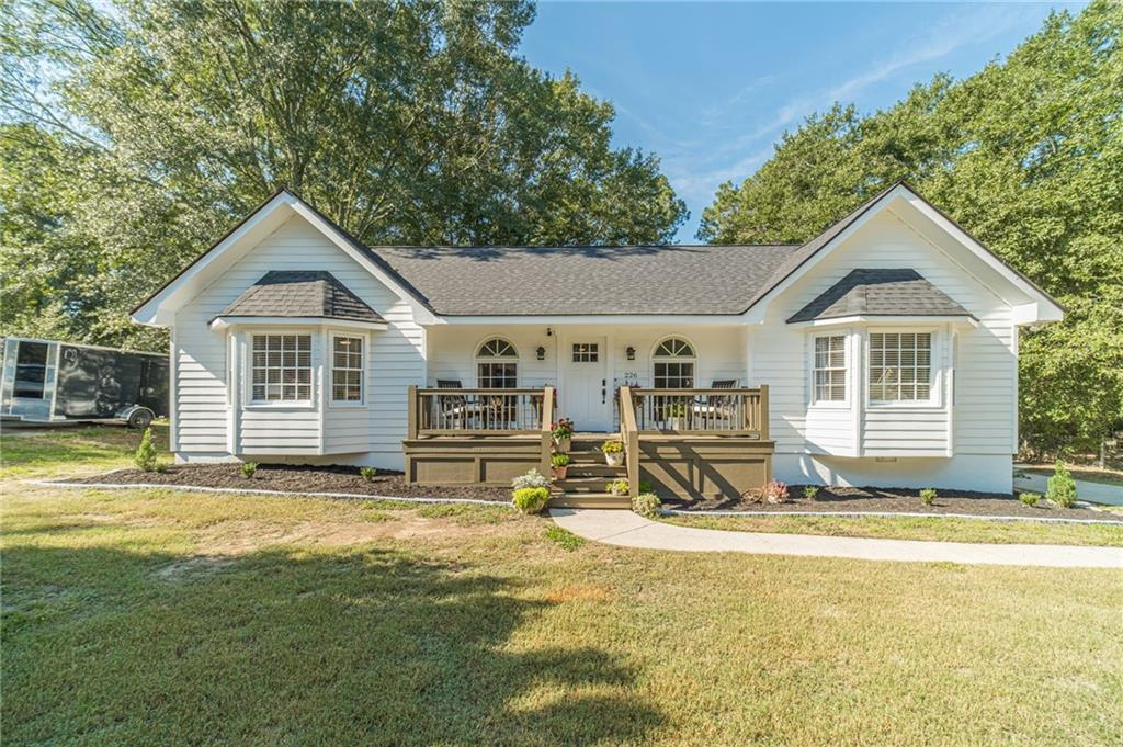 Charming Renovated Ranch with Modern Upgrades - Move-In Ready! Welcome to 226 Ryan Rd, a beautifully updated 3-bedroom, 2-bath ranch home in a quiet Winder neighborhood. This well-maintained property offers the perfect blend of classic charm and modern comfort, with major upgrades already completed for peace of mind. Step onto the inviting front porch and into a freshly painted interior that feels bright, open, and welcoming. The spacious living area flows seamlessly into the dining and kitchen spaces perfect for everyday living and entertaining. Enjoy cooking in a functional kitchen, then step outside to a large back deck ideal for grilling, relaxing, or hosting guests. ?? Major Updates Include: New Roof (2024) New HVAC System (2025) Bathroom and Laundry Room Renovated (2022) All-New Water Pipes (2020) Fresh Interior & Exterior Paint (2025) This home also features a split-bedroom floor plan for added privacy, a generous 0.41-acre lot, and a detached 2-car garage offering extra storage or workspace options. Located minutes from schools, shopping, and major highways (I-85 and GA-316), this home offers the perfect mix of tranquility and convenience. Beautiful Bronze gutters will be installed on Monday 09/15. Don't miss this move-in ready gem with all the big-ticket items already done schedule your showing today! Stop by Open House Saturday 9/13 from 12:00p.m.-2:00 p.m!