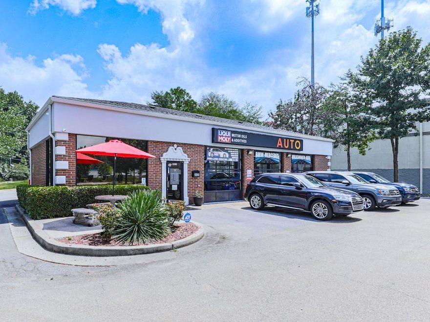 Amazing opportunity for a turn-key auto repair business! Start your new business or expand your current one. Well-established and successful automotive repair business specializing in European cars like BMW, Audi, Mercedes, Porsche, etc., with a deep client base of over 1800 past and current clients, excellent reviews, and reputation for white-glove service and quick turnaround.  Modern and up-to-date facility with high visibility at the intersection of Kimble Bridge Road and Old Milton Parkway with a traffic count of more than 50,000 vehicles-per-day and 2 monument signs.  4-sided brick building with 21 parking spaces features clean and bright reception and waiting area, management office, and customer restroom. 3 well-lit drive-through bays, each with lift and pit, including custom-made pit covers, make this ideal for a continued automotive repair business or adapt for an oil change business. Each pit has fluid drain trays that connect to two 500-gallon drain tanks. Full basement for parts storage and under-car maintenance. Small storage room and employee restroom too. One of only 4 Liqui-Moly Pro Line Center shops in Georgia! Excellent long-term potential for stability and growth with a median household income in 30005 of $171,000 and a population of over 218,000 within a 5-mile radius. Current cap rate is with less than 2 technicians, on average. There is space and demand for a 3rd technician, so increased revenue is possible. You won’t find another high-caliber turnkey operation like this anywhere. Call today for more details!