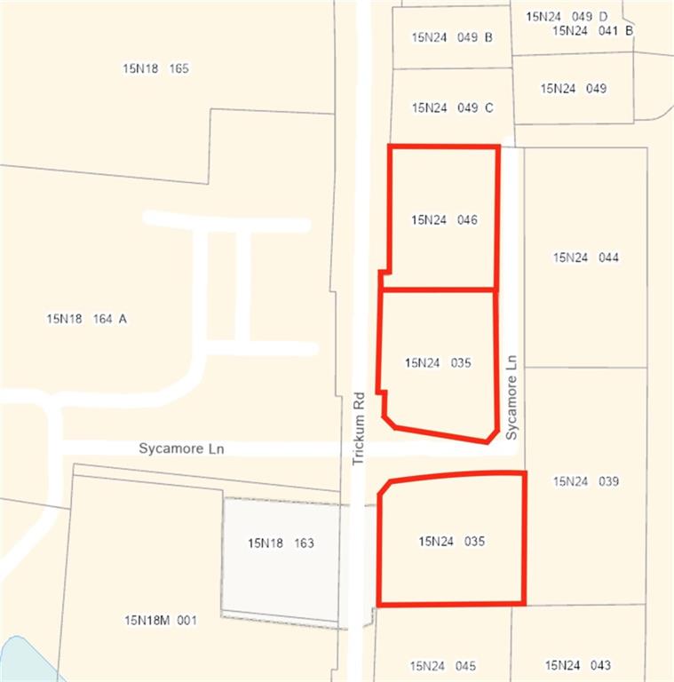 This position offers a rare developed Commercial Outparcel opportunity inside city limits of Woodstock. Site is adjacent to Walmart with associated fast food, retail and services. The Property is zoned General Commercial and padded out for commercial development. Sewer and all utilities available. The parcels can be sold together or separately. Parcel A is 1.12 Acres and Parcel B is 2.57 Acres. Parcel B is a corner parcel at the signalized intersection of Sycamore Lane and Trickum Road. At Closing, deed restrictions will be in place prohibiting self storage facilities.