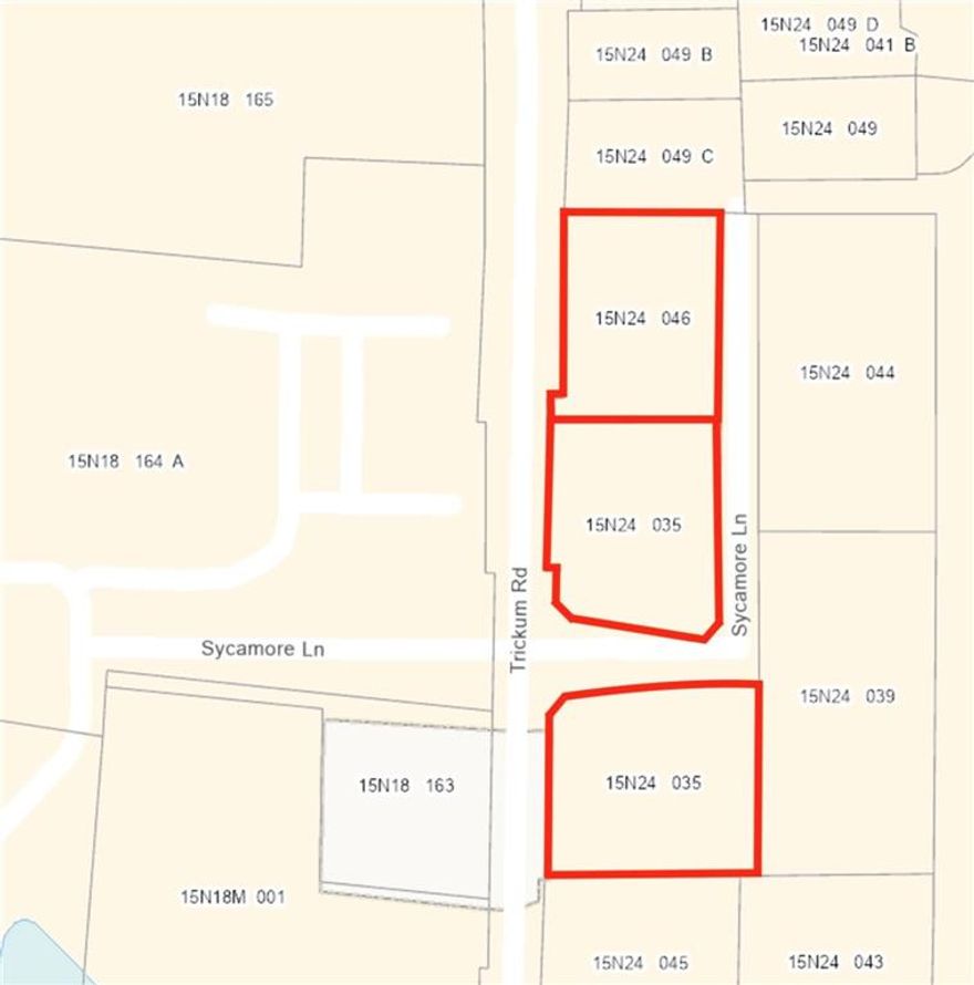 This position offers a rare developed Commercial Outparcel opportunity inside city limits of Woodstock. Site is adjacent to Walmart with associated fast food, retail and services. The Property is zoned General Commercial and padded out for commercial development. Sewer and all utilities available. The parcels can be sold together or separately.  Parcel A is 1.12 Acres and Parcel B is 2.57 Acres.  Parcel B is a corner parcel at the signalized intersection of Sycamore Lane and Trickum Road.  At Closing, deed restrictions will be in place prohibiting self storage facilities.