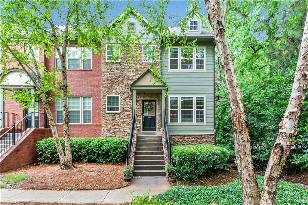Immaculate & spacious Brookhaven End Unit Townhouse( 10 more WINDOWS than a middle unit) + a wooded view * Separate LR, DR, Keeping room with fireplace & lower level level bonus/flex room space for home office or a media room* Generous master bedroom with a huge walk in closet plus bath with double vanity and a separate shower and soaking tub. Kitchen features Granite, SS appliance and a Breakfast bar. Master bath with dual vanities, new shower and garden tub* Deck* 2 separate HVAC systems* Amazing location directly across from Blackburn Park & just a short walk to the YMCA, Pure Taqueria, Publix & convenient to Buckhead, Perimeter Mall, Murphy Candler Park and Whole Foods. Gated community with resort style amenities including pool, green space, dog walk, fitness center and clubhouse** Kitchen and powder rooms already repainted Repose Grey**PROSPECTIVE TENANTS MUST HAVE 680+ CREDIT SCORE AND AT LEAST $10,000+ OF MONTHLY HOUSEHOLED INCOME. PREFER NO PETS, BUT WILL CONSIDER ONE PET ON A CASE BY CASE BASIS.