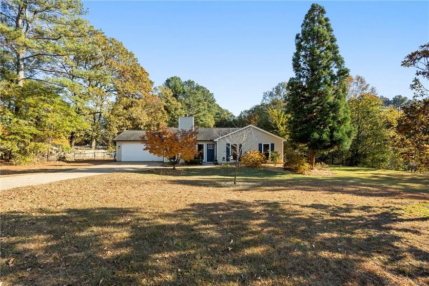 Come see this move in ready 3 bedroom, 2 bath home on a quiet cul-de-sac in Auburn! Situated on a spacious .72-acre lot with no HOA, this property offers rare privacy and value. The home features durable cement siding, a quality upgrade not often found at this price point. Major systems have been recently updated, including HVAC and water heater (both 2022, transferable warranties). The siding, soffits, fascia, exterior doors, and gutters were all replaced in 2022. Inside, enjoy fresh paint, new flooring, and updated lighting throughout. Move in ready and built to last this one checks all the boxes!