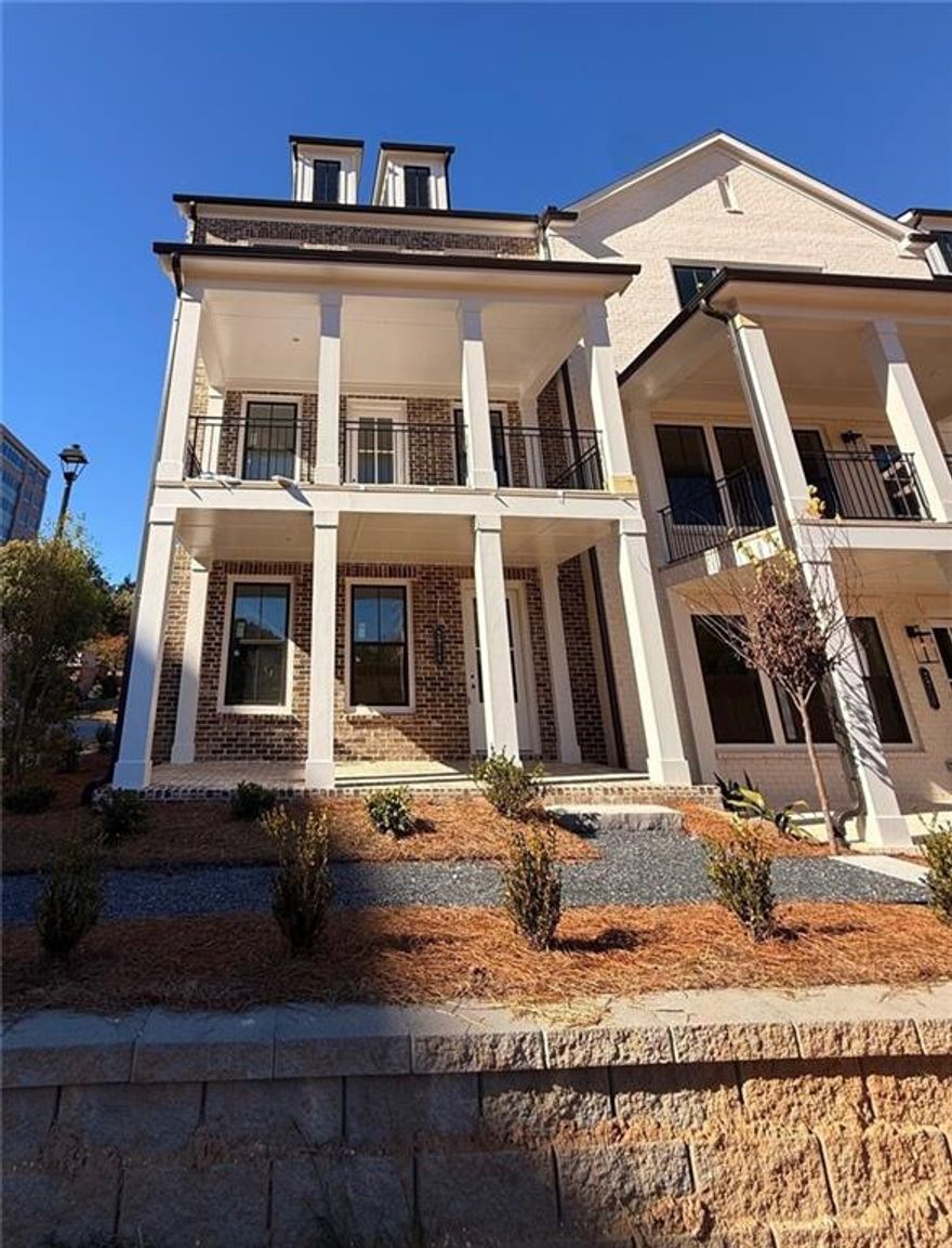 Home for the Holidays, Ready in December!! Lenox Park is positioned between the bustling retail of Buckhead and Brookhaven , you won’t find a more ideal community to live near it all, yet away from it all. Here, residents can choose between lazy afternoons in their semi-private courtyard or heading out to grab a bite at some of Brookhaven’s best, just minutes away. Right around the corner, you’ll also find winding nature trails and a duck pond at one of Brookhaven’s best kept secret parks, Lenox Park. The pace of life is truly whatever you want it to be. The Harleigh slab plan features amazing details with an abundance of space.  The lower floor features a Large fourth bedroom perfect for an office, media room or in-law suite with a full bath. The main floor features a spacious family room with fireplace opening out to your covered front porch, an oversized island large enough to serve as a buffet, a chef’s kitchen with stainless steel appliances, 42” stained/painted cabinets featuring soft close doors/drawers, a walk in pantry that provides ample storage. The dining room is perfect for your oversized dining table,  The 3rd floor features a generous Primary Suite with a large walk in closet, a spacious bathroom with luxury tiles and a large walk in shower.  The Preserve at Lenox Park provides direct access to beautiful Lenox Park which features a lake and paved walking trails. This community is SHOWN BY APPOINTMENT ONLY.