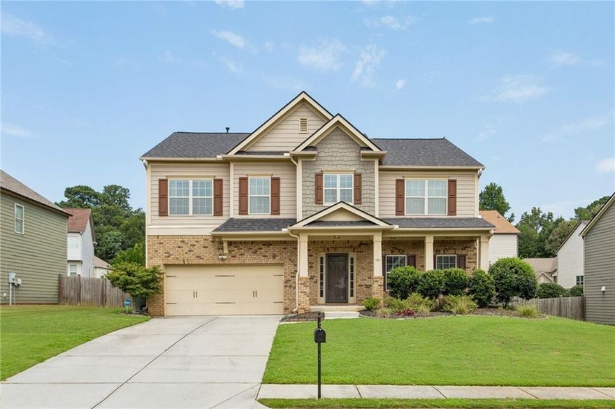 Newer move in ready home in Marietta!
744 Evelyn Lane is newer construction built in 2012 just minutes from Marietta Square.  
The main floor features upgraded LVP floors, 9’ flat ceilings, living room with coffered ceilings, dining with extensive trim detail, open kitchen, large great room with fire place, powder room, coat closet, and large garage with additional overhead storage shelving.
The kitchen includes island, granite counter tops, stained cabinetry, stainless steel appliances, gas range, and tile backsplash.
Upstairs you find a huge loft that can serve as an extra den, large primary bedroom, huge primary walk in closet, primary bathroom with double vanity, separate tub and shower, 3 additional guest bedrooms, guest bathroom, and laundry room.
Additional highlights are newer paint throughout, all plumbing replaced/upgraded with new PEX, front porch, patio extending to private fenced backyard, stair case upgraded to wrought iron spindles, newer roof, and brick and cement fiber board construction.
Enjoy easy access to top Cobb County schools, Marietta Square, Kennesaw Mountain and trails, shopping, restaurants, parks, Truist Park, the Battery, I75/285 access, and more.