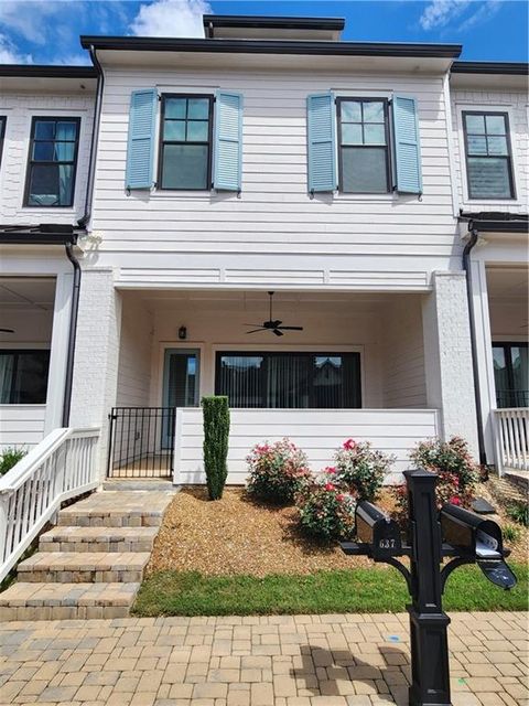 Townhouse For Rent - 637 Stickley Oak Way<br/> Woodstock, GA 30189