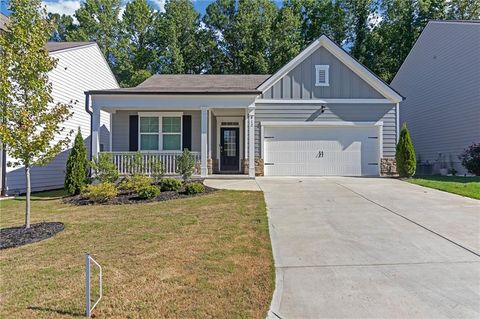 A home in Dawsonville