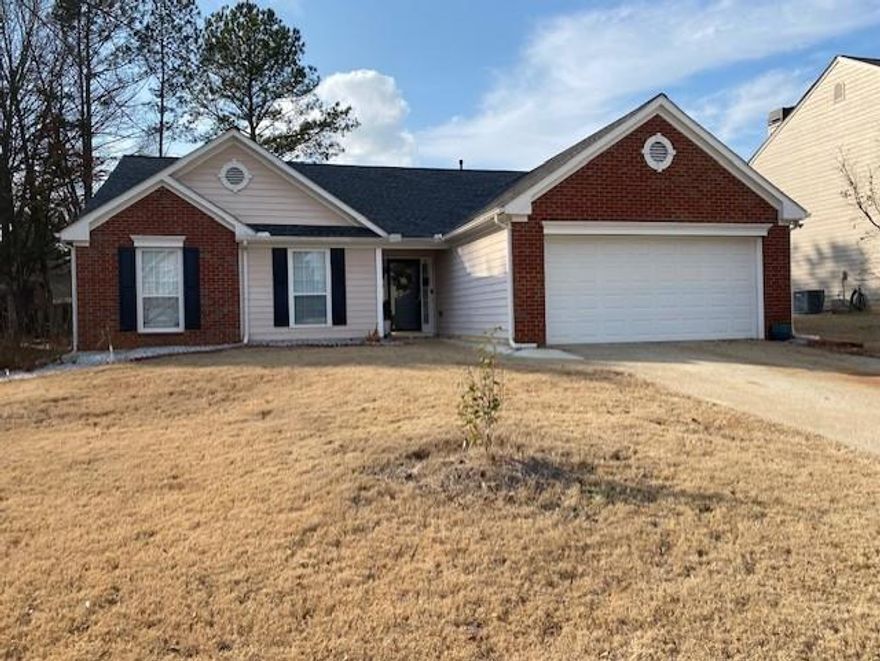 Investors Dream!!!!All Showings must give a 24 hr notice to show.  Showings only on Thursday 3-5 and Saturday 3-5.  Tenant in place. Attention all investors We are selling this home with a wonderful long term Tenant in place. Beautiful Ranch with Fenced Back Yard.  Large Living Room with Separate Dining Room.  Kitchen with Beige color Cabinets, Electric Range, Newer Dishwasher open to Large Dinette.  This home has tons of Natural Daylight.  Newer Carpet, Roof & Hot Water Heater.  Huge Master suite with Large Walk in Closet.  You will love the Master Bathroom with so much space.  Separate Shower and Soaking Tub, New Double Sinks and Cabinet.  Spacious Secondary Bedrooms.   Large 2 Car Garage  Property Line is further than the Fence Line. Must see this well maintained ranch in Marietta close to Barrett Parkway, 75, Kennestone Hospital, Kennesaw College. This is a Win Win for the savvy investor.