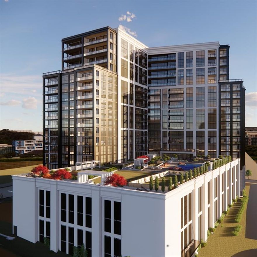 Kolter's newest iconic project in Atlanta. Located on Peachtree Road, in the heart of Buckhead, The Dillon is an architecturally distinctive 18 level condominium offering luxuriously appointed one- to three-bedroom residences as well as a remarkable collection of indoor and outdoor amenities, and an enviable location in the center of Atlanta's most prestigious residential neighborhood.  Tradition and history are the foundation of The Dillon's distinctive approach to gracious living. Soaring ceilings with floor-to-ceiling windows award residents with breathtaking panoramic views of Buckhead and the Atlanta skyline. These luxurious residences are designed for the way you live today with spacious, open floor plans; featuring one, two, and three bedrooms ranging from 1,400 sf. to 2,500 sf. The top 4 floors offer a collection of Estate and Penthouse Residences and will range from 2,500 sf. to 3,750 sf. The Dillon's extensive collection of indoor and outdoor amenities has been thoughtfully curated for fun, fitness, and pure relaxation. Just above treetop level, the elevated amenity terrace offers sweeping views over Buckhead and the downtown Atlanta skyline. Residents will enjoy an expansive list of amenities including; a resort-style pool, spa, private cabanas, Atlanta's first elevated pickleball court, fenced dog park with washing stations, fitness center, club room, theatre, work hub with office suites, speakeasy lounge for residents, game room with sports simulator, and much more!