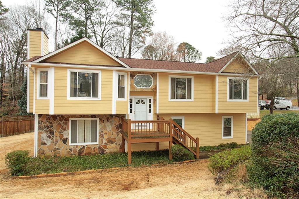 Wonderful 4 bed, 3 bath home in meticulous condition. Beautifully landscaped w/large deck overlooking backyard (please note Gwinnett County to install new sod to the right of the driveway & backyard). Split level home features lower level that could be an in-law or teen suite with a large bedroom and full bathroom - Large bedroom w/full bath. Large laundry room w/connections. 3 bedrooms w/full bath upstairs. Master ensuite bath features garden tub & separate shower. 2 car garage w/opener. Corner lot!! No pets. **Additional $40 per month for Resident Benefits Package ***Agents must Show for full Commission***