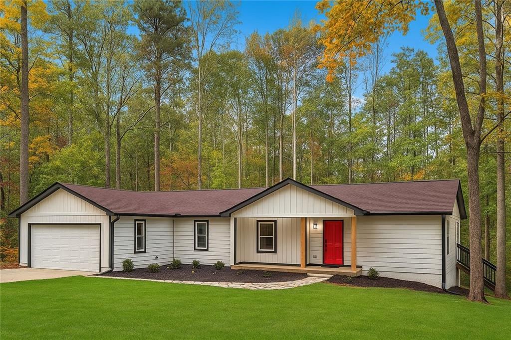 Stunning Ranch-Style Home Move-In Ready! Welcome to this beautiful ranch-style home located in a peaceful community, offering the perfect blend of privacy and outdoor beauty. With plenty of space to create cherished memories, this property is surrounded by trees and tranquility. As you step through the front door, you’ll be greeted by a spacious foyer that sets the tone for the entire home. The open-concept design features high ceilings and ample natural light, making it the ideal space for family gatherings and entertaining. Recent updates include fresh interior and exterior paint, stainless steel appliances, and gorgeous new flooring throughout. The kitchen is a chef’s dream, with plenty of room to prepare meals and create lasting memories with loved ones. Don’t forget to check out the expansive finished basement, a blank canvas just waiting for your personal touch. Whether you envision it as a home theater, game room, or a quiet workspace, this versatile space offers endless possibilities to suit your lifestyle. This home is ready to welcome you and your family, with room to grow and make it your own. Come see for yourself why this property is the perfect place to call home! Tenant is required to get Renters Insurance and show proof of policy. Qualification requirements are as follows: - 640 credit score - Proof of combined household income of 3x monthly rent - 45% Debt to income ratio - Clean background check -Security deposit and first month's rent due at signing. Applicants may apply through RentSpree. Please note: This home is being rented unfurnished. Any furniture shown in the listing photos is for illustrative purposes only and will not be present at move-in.