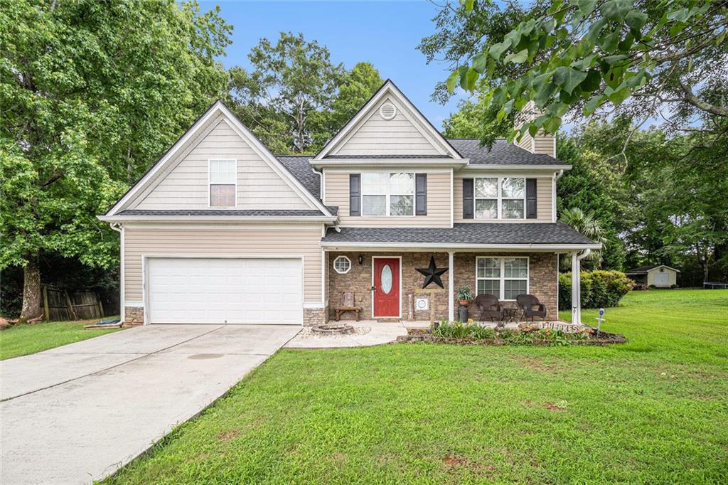 Well-maintained 4BR/2.5BA cul de sac lot in a quiet neighborhood within the highly sought-after Morgan County School District. Fresh interior paint throughout. Features include a spacious floor plan with a large 4th bedroom that can serve as a bonus room, home office, or guest suite. Ample closet and storage space throughout the home. Roof is 2 years old, and the hot water heater is just 1 year old. Enjoy the private backyard complete with an above-ground pool (brand new pump) and a large extended deck—perfect for outdoor living. Move-in ready!