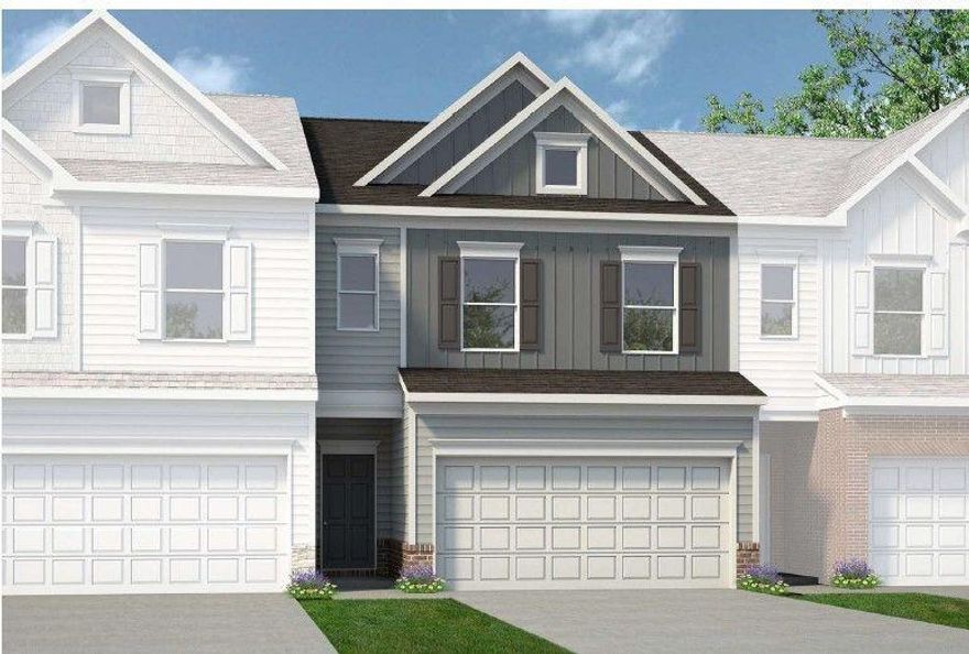 Move in Ready February! The Norwood II plan by Smith Douglas Homes is now available in the long-awaited Summit at Gateway community in Jasper, GA—nestled in the foothills of the North Georgia Mountains! This stunning 3-bedroom, 2.5-bath home offers thoughtful design and modern comfort. The open-concept layout includes a spacious family room with a sleek linear fireplace and crown molding throughout the main living area. The chef-inspired kitchen features granite countertops, tile backsplash, a large island, upgraded 42” cabinets, and a walk-in pantry for added convenience. Durable vinyl plank flooring enhances the first floor, while the mudroom drop zone adds everyday practicality. Upstairs, a versatile loft provides space for a home office or study nook. The primary suite features a tiled shower, and generous walk-in closet. Enjoy outdoor living on your rear patio, and let the HOA handle lawn care and trash service so you can focus on what matters most. Summit At Gateway offers the perfect blend of small-town serenity and everyday convenience, just minutes from downtown Jasper, Ellijay, and Highway 515. Here, you’ll be close to all the local favorites—quaint shops, Roper Park, vineyards, and more—while enjoying the lifestyle amenities right inside the community. Community amenities include a fenced dog park, picnic, grill area and scenic mountain views. Photos are representative of plan, not of actual home. Seller incentives available with preferred lender! Both floors have Smith Douglas Homes signature 9 ft ceiling heights.