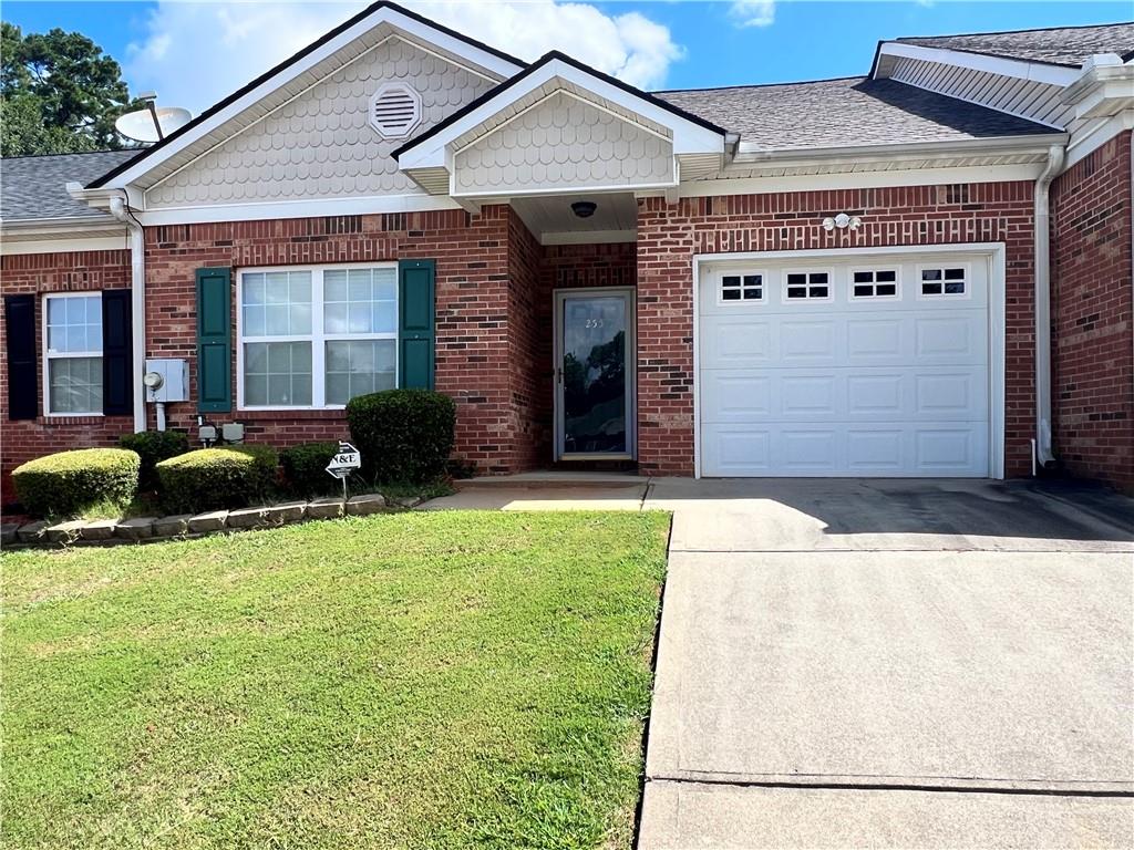 Welcome to this charming 2 bed, 2 bath ranch-style brick townhome in the 55+ community of Tara Woods in Riverdale. The open-concept living and dining area features a beautiful skylight, creating a bright and airy feel. The owner’s suite offers a tray ceiling, walk-in closet, double vanity, and a combo tub/shower. Enjoy the convenience of a single-car garage with opener and an extended driveway. Located just minutes from hospitals, restaurants, and shopping. Bonus: Seller is open to including the furniture at the right price!