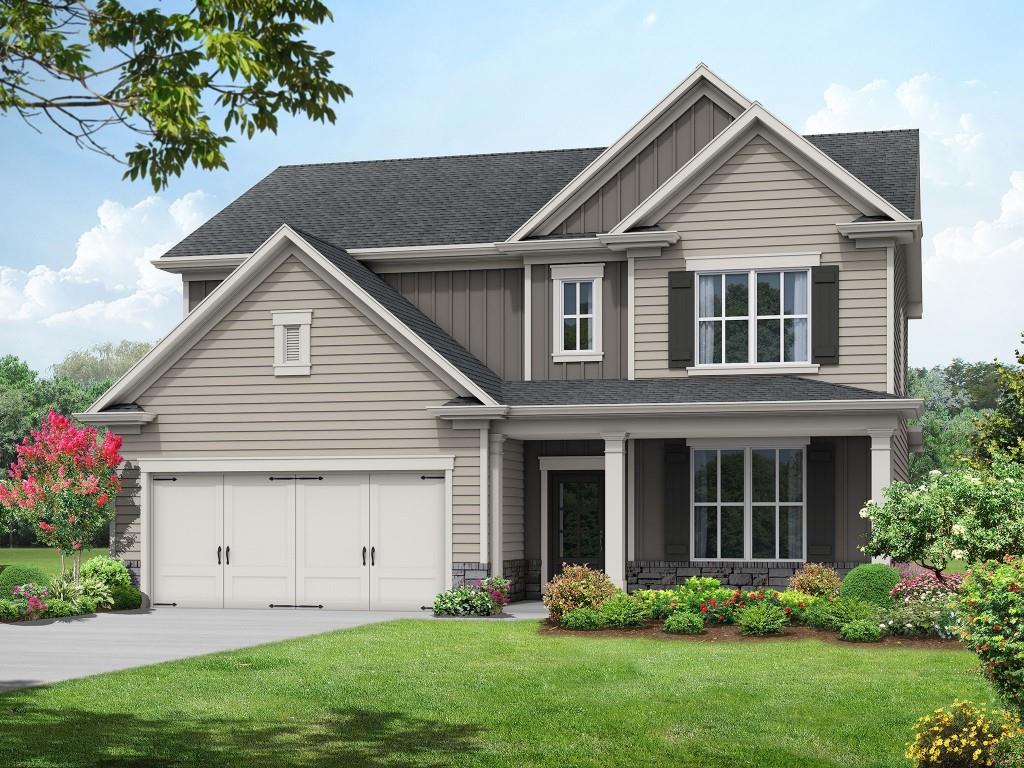The Farmington Plan built by My Home Communities. Come enjoy country living in this quiet GATED community with easy access to HWY316 and only minutes from Athens and the University of Georgia. Stunning two story 4bedroom 3 bath home. The main floor features a formal dining room with elegant judges paneling, LVP flooring and a guest bedroom with a full bath. The kitchen boasts 36"cabinets, large pantry, granite countertops, stainless steel appliances and a large island with open view to the family room. Upstairs you will find the owner's suite complete with elegant trey ceilings and a large walk-in closet. The owner's bathroom showcases double vanity with granite countertops, plenty of storage and tile shower with soaking tub. Spacious secondary bedrooms, conveniently located laundry room and LOFT. Enjoy evenings on your covered patio overlooking your private backyard. Approximate completion NOV/DEC 2025. AMENITIES include a pool, cabana and pickleball courts. *Matterport tour is not of the actual property but is an example of the floor plan* 100% USDA Financing available. *Secondary photos are file photos* Contact us TODAY to learn about our Rates Starting as Low as 1.99%* with use of Seller's Preferred Lender!