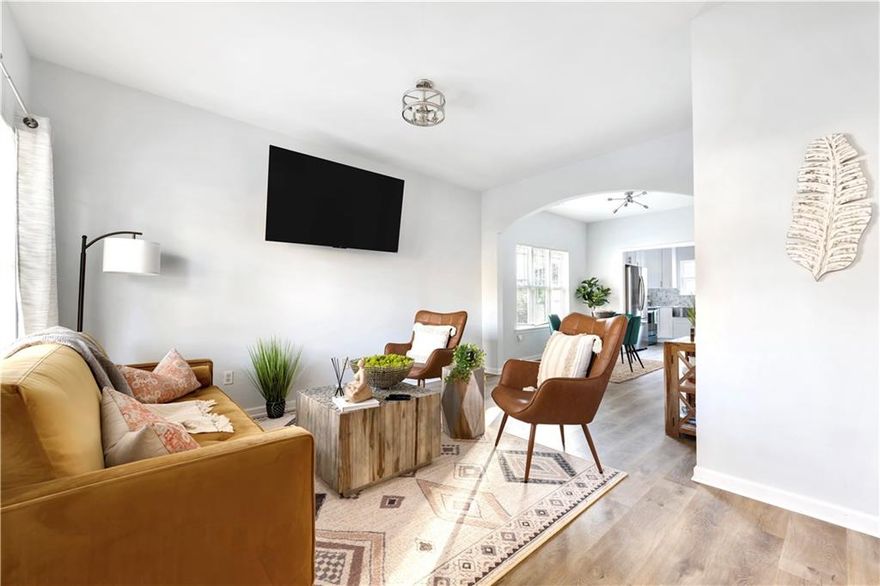 Step into effortless style at 56 Holly, a fully furnished 4-bedroom, 2-bath residence where modern comfort meets curated design. Now available at $2,975/month, this move-in ready home delivers unmatched value and convenience in one of Atlanta’s most connected neighborhoods. Inside, every detail feels intentional — from the open-concept layout and sleek quartz kitchen to the spa-inspired baths and luxury vinyl flooring that flows throughout. Whether you’re hosting, relaxing, or working from home, each space has been thoughtfully arranged for easy, elevated living. Outside, the fenced corner lot offers a private retreat perfect for grilling, entertaining, or enjoying quiet evenings under the stars. When it’s time to explore, the Atlanta BeltLine Westside Trail, Lee + White, and the Historic West End are just minutes away, connecting you to the best of the city’s dining, culture, and outdoor experiences. This is more than a rental — it’s a ready-made lifestyle. Contact the listing agent today to schedule your private showing and make 56 Holly your next home.