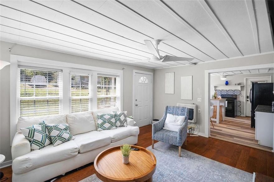 Welcome to 215 Wilson Street - A Beautifully Renovated Home in the Heart of Calhoun and in the award winning Calhoun School District. Discover comfort, style, and convenience in this charming, fully renovated 3 bedroom, 1.5 bath Ranch over a basement home. Thoughtfully updated and professionally decorated, this home offers a seamless blend of modern living and classic appeal, complete with a spacious screened-in porch and full basement with windows and separate entrance. Step inside to an open concept living area featuring updated flooring and stunning ceilings. Every room is filled with an abundance of natural light. The modern kitchen and dining area are both stylist and functional, showcasing brand new flooring and counter space. Each of the bedrooms offer ample space and comfort, while the 1.5 bathrooms have been tastefully updated for today's lifestyle. Outside, enjoy a large backyard ideal for relaxing, gardening, and family playtime. Spacious basement, outdoor storage building, and the large, wooded lot are a bonus. Located just minutes from downtown, schools, shopping, dining, and convenient to I-75. This move-in ready home is perfect for families, first-time home buyers, or investors looking for rental income. Please review the Investor Brief Document. Don't miss this opportunity. Schedule your showing today and see the value for yourself!