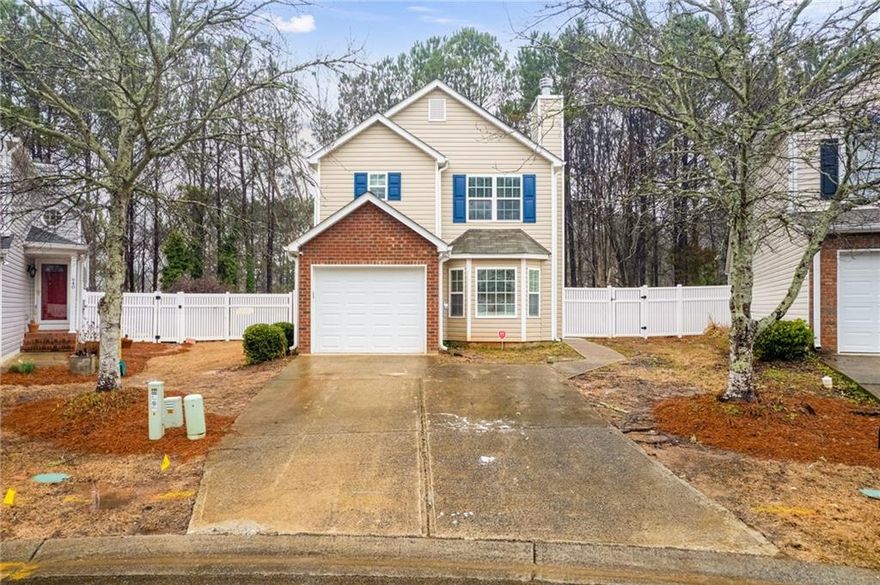 This is a newly built house in an existing neighborhood. The house is modern and well updated. Built 2 years back.MOVE-IN READY 2 BEDROOM 2 BATH home  in sought after Alpharetta - top-rated schools (Cogburn Woods, Hopewell, and Cambridge) and minutes away from downtown Alpharetta, Avalon and Halcyon. Upstairs loft is a perfect work from home office or can easily be converted to a 4th bedroom. All new interior paint and upstairs carpet gives this home a clean and bright feel. Refrigerator, microwave and dishwasher recently replaced and all appliances are stainless. The main level offers the laundry room next to the primary bedroom and bath, a great room with fireplace open to the dining area and a light-filled kitchen. French doors open onto the private patio and the FULLY-FENCED BACKYARD. Plenty of off-street parking with a level driveway and a 1-car garage. Upstairs offers 2 additional bedrooms, a full bathroom and large loft area. Coveted Avensong has a pool, tennis courts, playground and clubhouse which can be rented out. Access to GA 400 only 4 minutes away when the McGinnis Ferry/GA 400 interchange is opened in 2026!! Great for commuting. Come and join the vibrant community of Alpharetta and all it has to offer!!