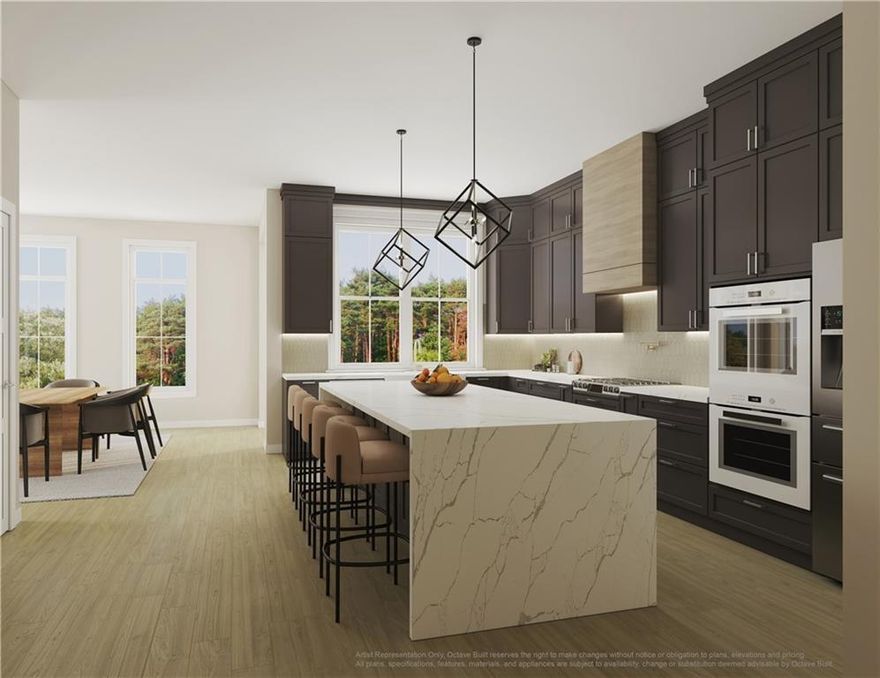 LIMITED TIME: $30,000 Seller Incentive to use forward Closing Costs, Upgrades or Credit. Corner Unit Special - No Premium Charge. Home to be built. NOW SELLING… The best luxury deal and location in Alpharetta! Over 40% already pre-sold. Seize this rare opportunity to own in an exclusive, luxury, 16-townhome enclave overlooking peaceful Wills Park and nestled beside the beautifully restored historic Earl Wood House (circa 1919.) Perfectly located connected to Wills Park, and just a mile from bustling downtown Alpharetta , enjoy luxury living at its best including 4-bedroom, 3.5-bathroom plans with must-have features including elevator shaft, exceptionally large great room with stylish fireplace, multiple balconies overlooking the park, and a gourmet kitchen featuring Bosch appliances, oversized, waterfall-edge island seating five, and adjacent dining room. Upper level includes grand owner’s suite with a generous-sized bedroom, spacious park-side balcony, spa-style bathroom with his and her vanity, modern wet room with shower and soaking tub, and a large walk-in closet. Two well-appointed secondary bedrooms, bathroom and a large laundry room are also located on the upper level. The entry level includes a guest bedroom with patio, bonus room–ideal for private office–full bathroom, two-car garage with storage closet, and mudroom. Best of all, with Wills Park as your backyard, you can stroll, bike, swim, play tennis or take in an equestrian event –right out your back door. Act now and take your pick of the finest units available at beautiful Wills Overlook! Photos and/or renderings are representative, not of the actual property.