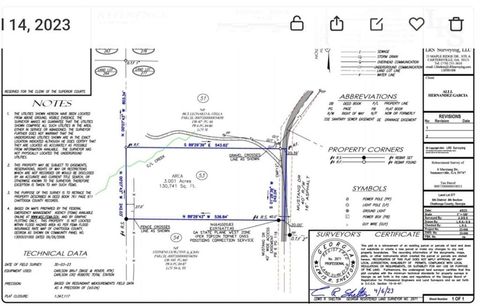 Vacant Land For Sale - Mustang Drive<br/> Chattooga County, Summerville, GA 30747