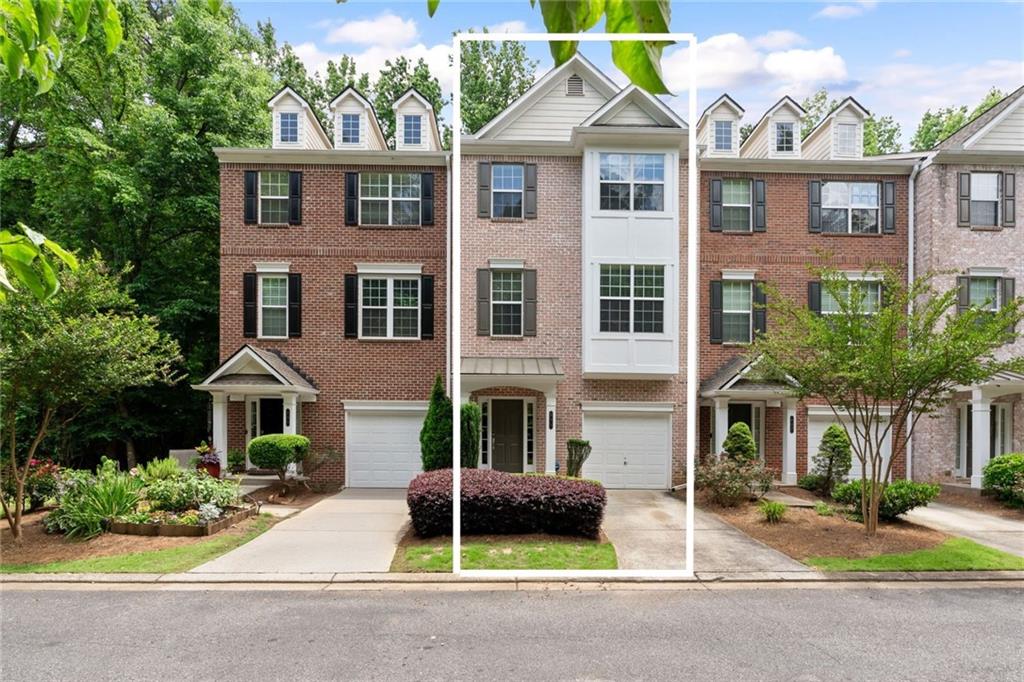 Updated 3-bedroom, 3.5-bath townhome in the gated Cambridge community offers the perfect blend of comfort, convenience, and style.With brand-new carpet, an open layout, and private outdoor space, it’s ready for you to call home. Step inside to hardwood floors and light-filled living area that flows effortlessly into the updated white kitchen—complete with granite countertops, stainless steel appliances,and a breakfast bar for casual dining or entertaining. Upstairs, the spacious primary suite feels like a retreat with tray ceilings, a walk-incloset, and a spa-inspired bath featuring dual vanities, a soaking tub, and a separate shower. Each secondary bedroom has its own privatebath, making this home an ideal choice for guests, roommates, or a work-from-home setup. Laundry is conveniently located upstairs, too.The terrace level adds even more flexibility, with a private bedroom, full bath, and direct access to the back of the townhome—perfect foran office, guest suite, or media room. Enjoy your morning coffee or evening unwind on the private deck with peaceful, tree-lined views andno backyard neighbors. Additional highlights include a one-car garage, secure gated entry, and unbeatable proximity—just one mile fromMorgan Falls Park and minutes from the Chattahoochee River, GA-400, shopping, dining, and trails. Low-maintenance living in a primeSandy Springs location—this home checks all the boxes for first-time buyers, busy professionals, or anyone looking for conveniencewithout compromise.