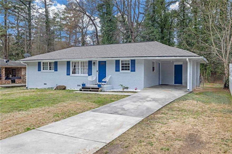 This house has everything you need to live in a completely renovated and updated home.  The all-white kitchen, with granite count top, open floor plan—all new stainless steel appliances. The living room has an awesome electric fireplace. Your buyer must see how this 4 sided brick home was transformed.
Also, there is an extra room near the kitchen, which could be a bedroom or an office. Yes, the bathroom, with its new tiles and shower, is large and has an additional closet for all the extras. The Main bedroom has a closet large enough for all the clothes and much more. Considering the house was built in the 1960s, the sellers made this a beautiful and updated residence for the most picky buyer. Enjoy the evening with friends on the new constricted deck. 
Close to major HWY, shopping, and parks.