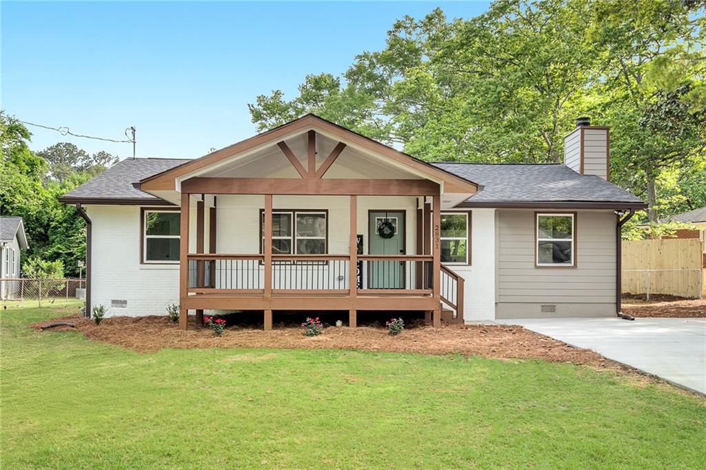 ARE THE HIGH INTEREST RATES STILL HOLDING YOU BACK? NO PROBLEM, THIS MOTIVATED SELLER IS WILLING TO CONTRIBUTE TO A 2/1 RATE BUY-DOWN TO HELP WITH THOSE HIGH MONTHLY PAYMENTS! Step inside a renovation that goes beyond the typical flip — this Smyrna gem has been thoughtfully reimagined, FULLY PERMITTED, and rebuilt with craftsmanship and care. Welcome to 2831 Ivanhoe Lane SE, a beautifully expanded 3-bedroom, 2.5-bath home in desirable Concord Estates, just minutes from The Battery, I-285, South Cobb Drive, and top-rated schools. The open-concept layout offers a seamless flow from the bright living room to a designer kitchen complete with quartz countertops, stainless steel appliances, and soft-close cabinetry, perfect for everyday living and effortless entertaining. Unwind in the luxurious primary suite, featuring a double vanity and a spa-inspired tiled shower designed for total relaxation. Enjoy Georgia’s best seasons from the inviting front porch or host guests in the spacious backyard, ideal for creating lasting memories. This home checks every box: new roof, windows, HVAC, electrical, plumbing, insulation, siding, driveway, and full interior & exterior paint, all FULLY PERMITTED and up to code, giving you modern comfort and long-term peace of mind. Whether you’re a first-time buyer, downsizing, or searching for a smart investment in a thriving area, this home is ready to impress. Schedule your private tour today and experience the difference that true quality makes.