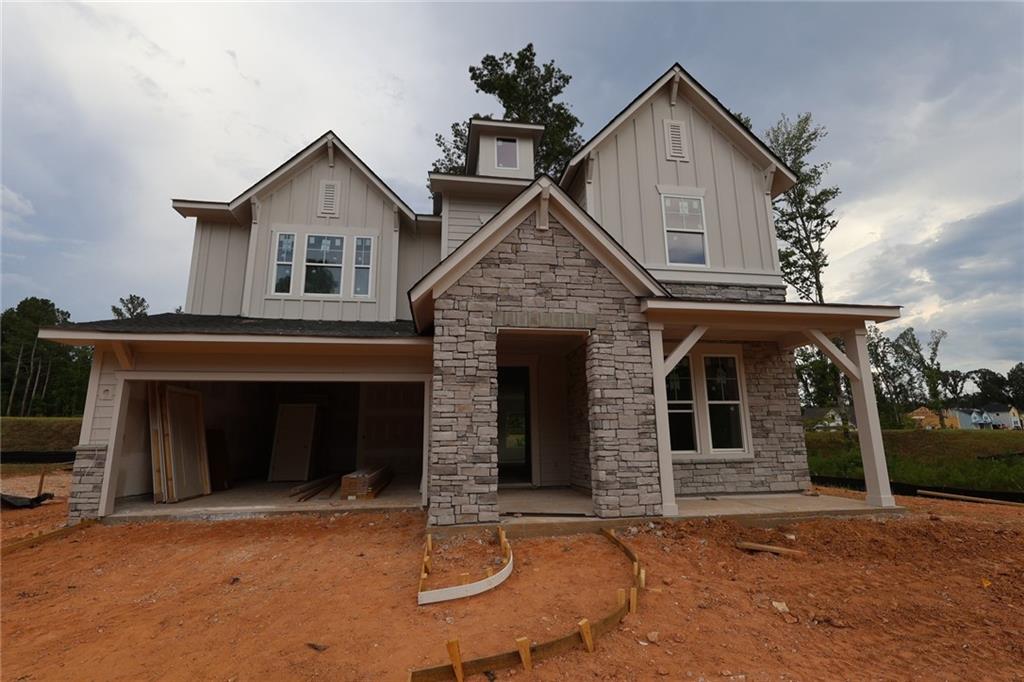Classic comforts and modern luxuries come together to make this new construction home in Settingdown Farms a great place to build your future! This superb five-bedroom, five full bath residence in Cumming, GA, offers a perfect blend of modern elegance and comfortable living.
As you step inside, you'll be greeted by a spacious open floor plan flooded with natural light. The chef's kitchen is a showstopper, featuring quartz counter tops, stainless steel appliances, a large island, and ample cabinetry—ideal for entertaining or casual family dinners.
The Owner’s Retreat is a luxurious suite, complete with a spa-like bathroom boasting a soaking tub, a separate glass-enclosed shower, and dual vanities. Each additional bedroom is generously sized, with access to its own full bathroom, making it perfect for guests or a growing family.
Enjoy seamless indoor-outdoor living with a beautifully landscaped backyard, perfect for summer barbecues or relaxing evenings under the stars. This home also includes a spacious two-car garage, energy-efficient features, and plenty of storage throughout.
Located in a highly sought-after neighborhood, you'll be just minutes away from top-rated schools, shopping, dining, and parks. Send a message to the David Weekley Homes at Settingdown Farms Team to build your future with this beautiful new home for sale in Cumming, GA!