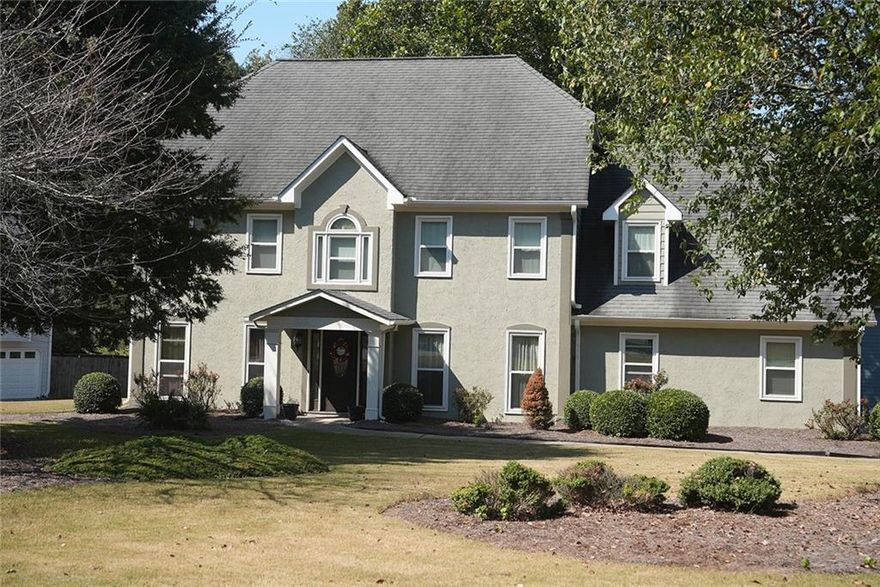 Move-in ready and meticulously maintained, this spacious two-story 4-bedroom, 2.5-bath home blends comfort, style, and convenience. Step inside to a bright living room filled with natural light, a dedicated dining room for gatherings, and a large flex space perfect for an office, playroom, or media room.    The updated kitchen is a standout, featuring a cozy coffee nook, center island, abundant cabinet space, a pantry, and a sunny breakfast area just off the kitchen-ideal for everyday meals. A convenient half bath is located on the main floor.    Upstairs, the serene primary suite impresses with a tray ceiling, an updated spa-like bathroom, and a generous walk-in closet. Three additional bedrooms share a refreshed hall bathroom, offering plenty of space for family or guests.    Practical perks include a 2-car garage, a dedicated laundry room, and ample storage throughout. Outside, enjoy a beautifully manicured lawn-proud winner of the neighborhood's Best Lawn contest-providing great curb appeal and a perfect backdrop for outdoor living. There is also a she-shed out back.    This home is truly turnkey and ready to enjoy!