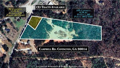 Vacant Land For Sale - 91 Campbell Road<br/> Covington, GA 30014