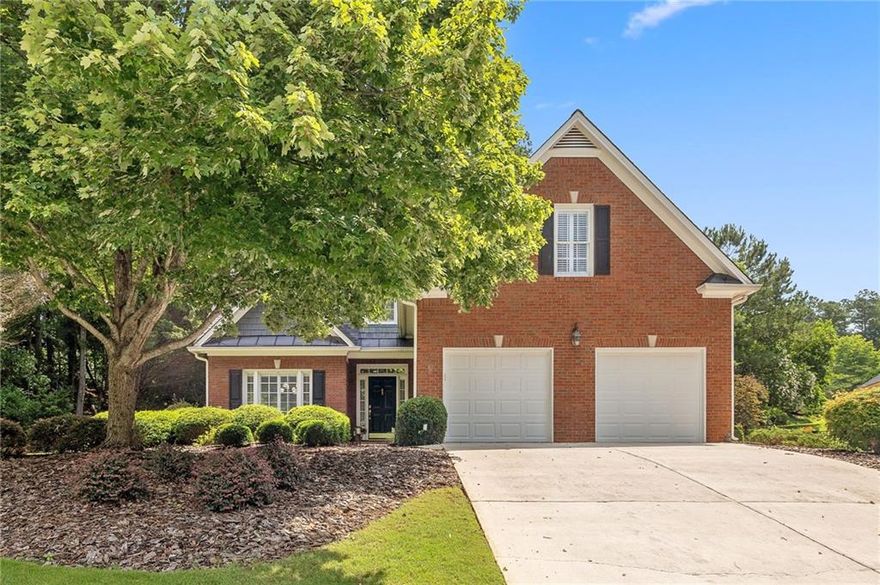 Stunning Four Sided Brick Traditional...meticulously cared for and beautifully updated...is set on a private cul-de-sac site in one of Windwards most desirable neighborhoods.   The open concept floor plan features a two story entry Foyer, an elegant Dining Room with tray ceiling and opens into a gorgeous fireside Great Room, chef's Kitchen with custom cabinetry, stone counters, top of the line stainless steel appliances, Breakfast Bar and eat-in Breakfast nook. Oversized Primary Bedroom on the main level features tray ceiling with room for a cozy sitting area and a lavish Bath with updated double vanities, soaking tub, separate shower and large walk-in closet.  Guest Powder Room and separate Laundry room complete the main level.   Upstairs are three bedrooms one of which is used as an office along with a wonderful loft which is perfect for an additional Den/Office/Playroom.   Hardwood floors on the main level, recessed lighting, transom windows, high ceilings, security and irrigation systems and gorgeous professional landscaping are just a few of the many additions in this lovely home.  Optional membership in Windwards amazing community with so many amenities including a beautiful lake, fabulous resort style swimming pool, tennis and pickleball courts, playgrounds, park..... and much more!