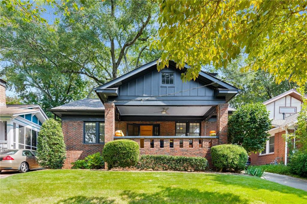 Built in 1930 and professionally renovated just five years ago, this classic Candler Park brick bungalow blends timeless charm with modern updates. Perfectly set on one of the neighborhood’s favorite streets, you’re only steps from local shops, restaurants, Candler Park itself, and highly sought-after Mary Lin Elementary.
Configured as a duplex, the home offers flexibility rarely found in this location. The main level is a spacious three-bedroom, two-bath residence leased through the end of the year. Upstairs, a bright two-bedroom, one-bath unit brings in $2,100 per month and is leased through July of next year.
This property presents a wealth of options—continue using it as an investment property, live in one unit while tenants cover part of your mortgage, or easily convert it back into a single-family home.
Opportunities like this are rare in Candler Park, offering classic character, income potential, and an unbeatable location.