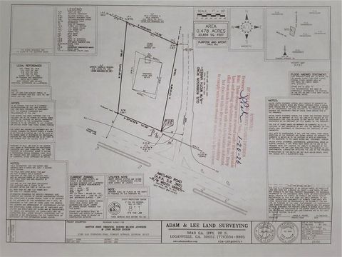 Vacant Land For Sale - 2180 Gus Robinson Road<br/> Powder Springs, GA 30127
