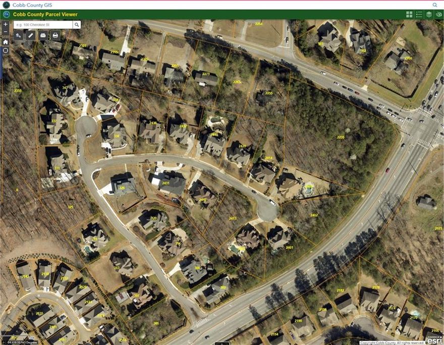Rare offering of lot for sale in Garden Parke.  This is a mature neighborhood with very few lots remaining.  Don't miss this opportunity to build your dream home today. Images of GIS maps, approximate elevations, and legal description in the listing.  This is a cul-de-sac lot that is roughly 0.67 acres or 29,185 square feet according to county records.  The lot has not been cleared and is currently brush and wooded.  Mature homes exist on either side.  The lot slopes down from front to back, and it will accommodate a basement if desired.  There is an HOA, and designs will need to be approved by the architectural committee in addition to any government authorities, but multiple styles already exist in the neighborhood. Utilities are available at the street.  It is easy to drive up to the lot in the cul-de-sac, but the brush is pretty thick, so not so easy to walk through the lot.