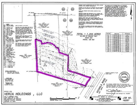 Vacant Land For Sale - 561 Nichols Road<br/> Suwanee, GA 30024