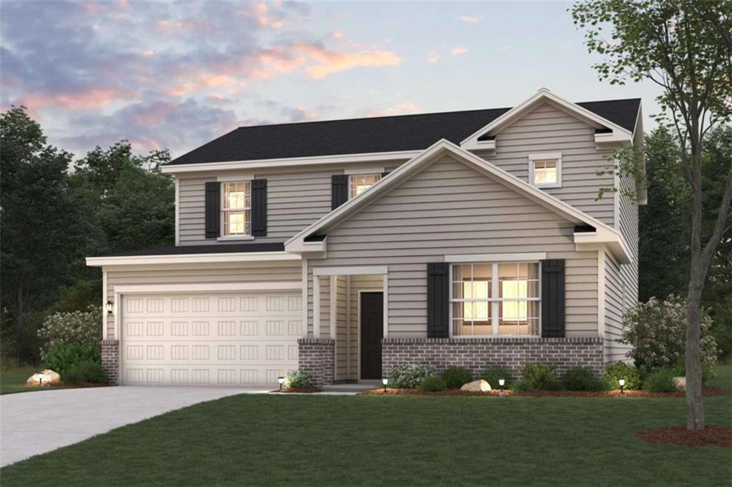 The Harding features two stories of thoughtfully designed space to suit your daily living and entertaining needs. As you enter the home from an ample front porch, you'll find a secluded study, a secondary bedroom, and a full-hall bathroom-perfect for privacy and relaxation. The long foyer leads to an open-concept great room and a well-appointed kitchen-boasting a generous center island, a charming dining area, and direct access to the backyard. You'll also appreciate the valet entry off the garage. Upstairs are two secondary bedrooms, a full hall bathroom, a spacious loft, and a convenient laundry room. Completing the upper level is a stunning owner's suite-showcasing a sizable walk-in closet and a deluxe bathroom with dual vanities and a walk-in shower.