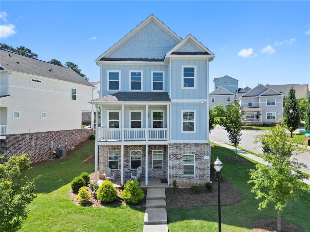 Welcome to your future home at 1030 Shy Lane in vibrant Marietta, GA! This modern gem boasts 4 spacious bedrooms and 3 1/2 luxurious bathrooms, all nestled within 2,877 square feet of comfortable living space. Designed with a contemporary flair, the open floor plan seamlessly connects the living, dining, and kitchen areas, making it perfect for entertaining or simply enjoying your everyday routine. Step inside to discover a thoughtfully designed kitchen featuring sleek countertops and ample cabinetry. Whether you're a culinary enthusiast or a takeout aficionado, this kitchen adapts to your lifestyle needs. The bedrooms offer a restful retreat, each equipped with generous closet space and large windows that let in plenty of natural light. With its casual yet modern appeal, this home promises both comfort and style. The home's terrace level is set up for multi-generational use stubbed for a kitchen and washer/dryer, living area, bedroom and private bath. The space also offers a private entrance. Located in a thriving neighborhood, you're just a short drive away from local shops, dining, and entertainment options. Embrace the perfect blend of convenience and tranquility at 1030 Shy Lane. Come see why this house should be your next home!